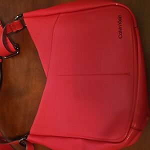 Calvin Klein red bag